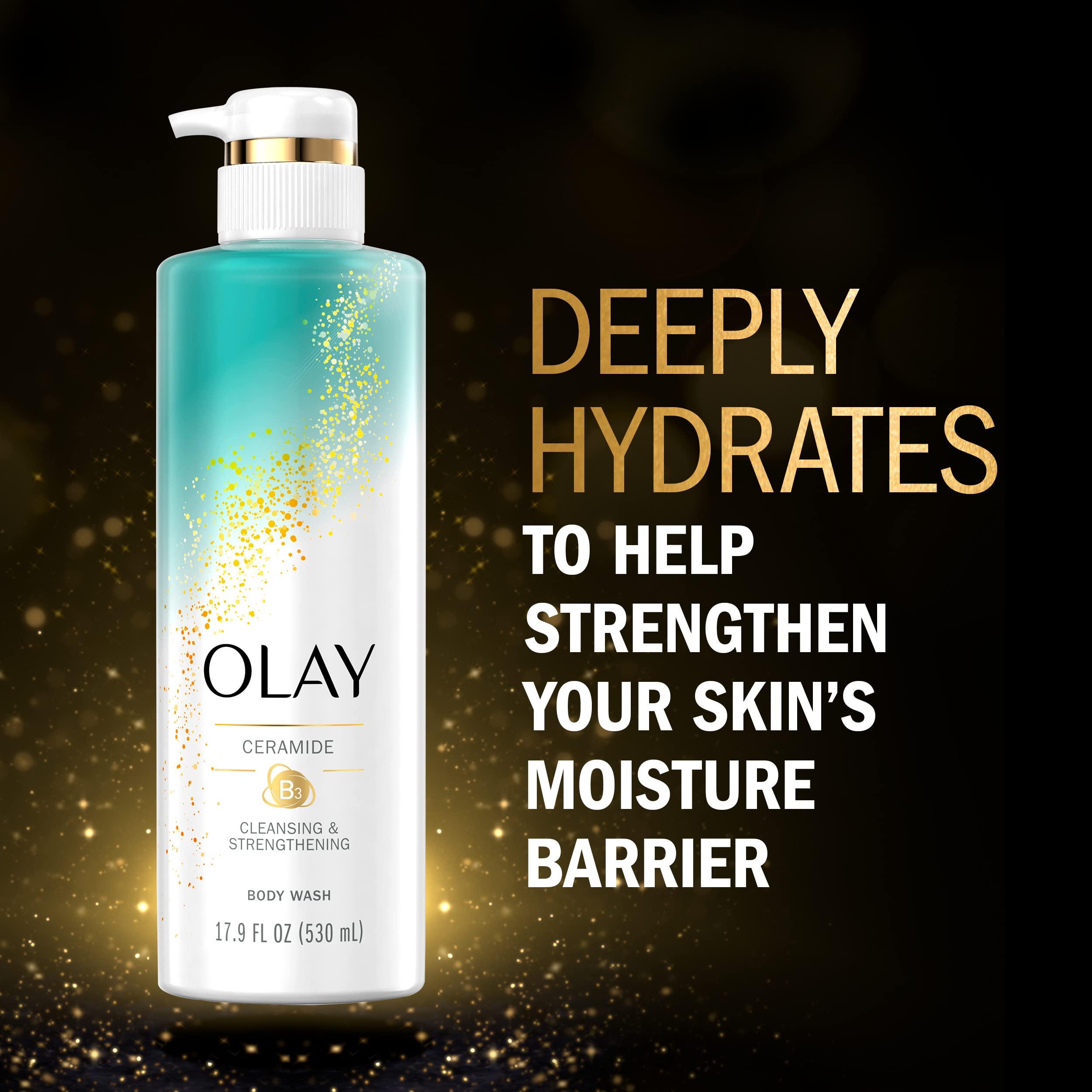 Olay Olay Cleansing & Strengthening Body Wash with Ceramide and Vitamin B3 Complex, 591mL