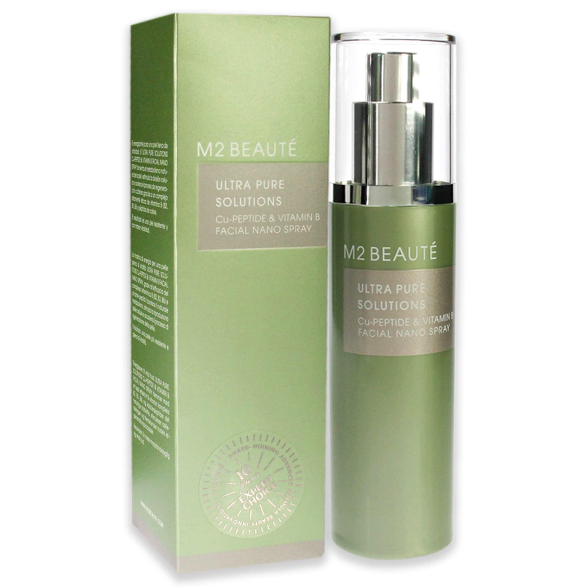M2 BEAUT M2 Beaute Ultra Pure Solutions Cu-Peptide and Vitamin B Facial Nano Sp Women 2.5 oz