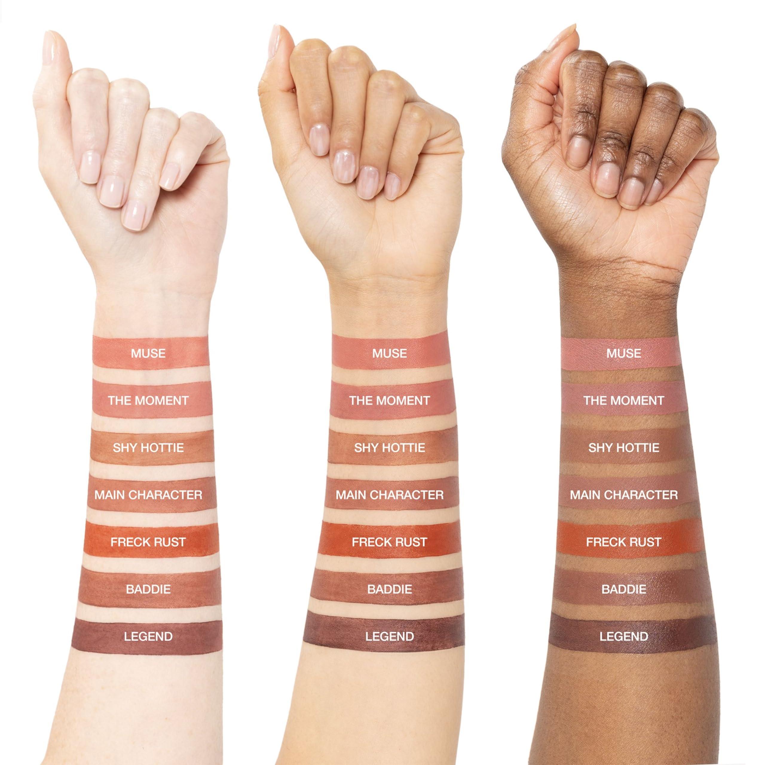 Freck Beauty Freck Beauty MAKEOUT CLUB Soft Blur Lipstick - Medium-to-Full Coverage, 8 Hour Wear, Transfer-Proof, Buildable Soft Matte Finish, Wearable Color for All Skin Tones, Main Charater - Rose Brown