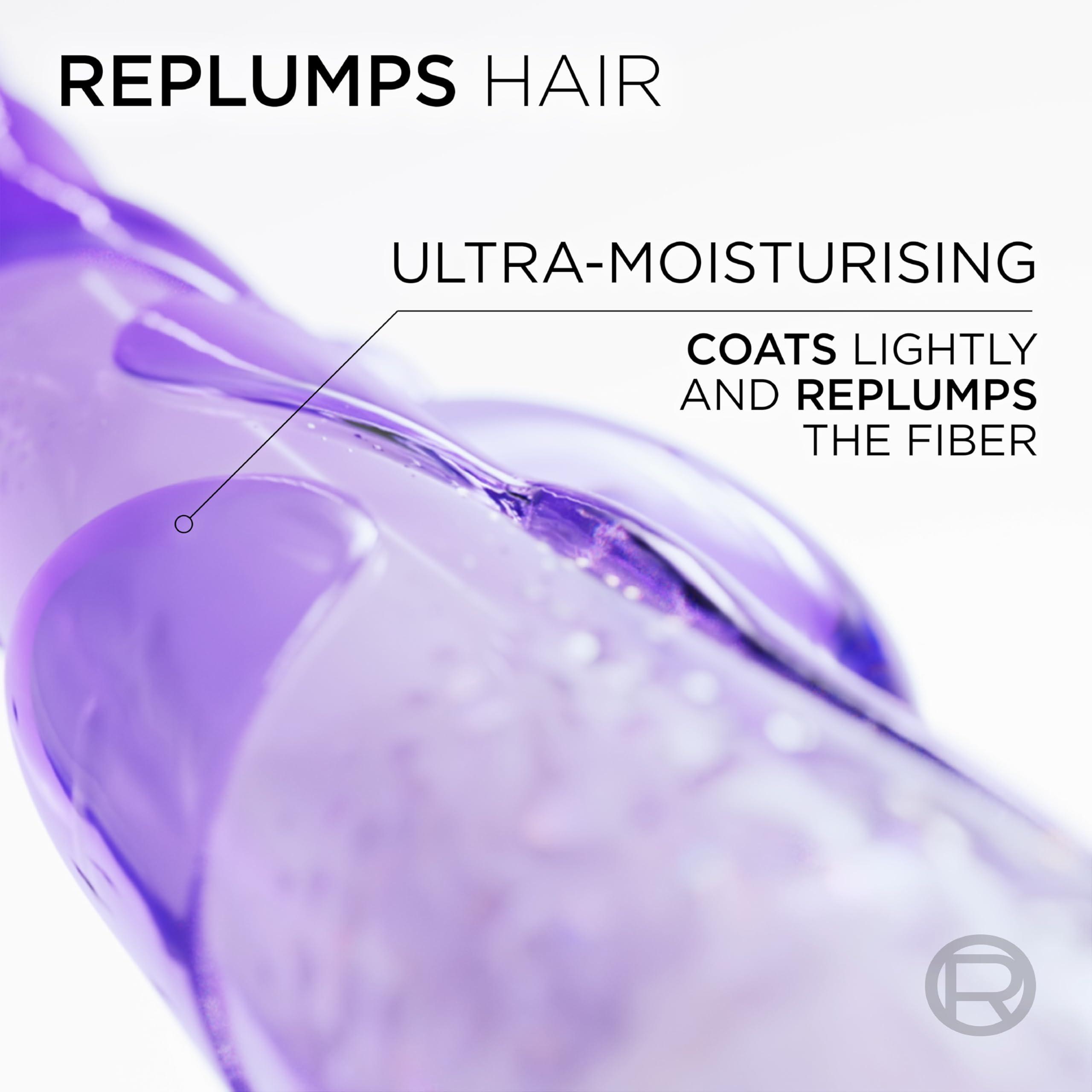 LOreal Paris L'Oreal Paris Elvive Hyaluron Plump Hydrating Shampoo for Dehydrated, Dry Hair Infused with Hyaluronic Acid Care Complex, Paraben-Free, 12.6 Fl Oz