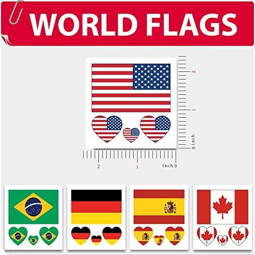 RuiKaLong Italian Flag Tattoos,10 Sheets Italy Flag Temporary Face Tattoos Stickers,40 Pcs Waterproof Sweat Sports National Flag Removable Fake Tattoos For Men Kids Women(Italy)