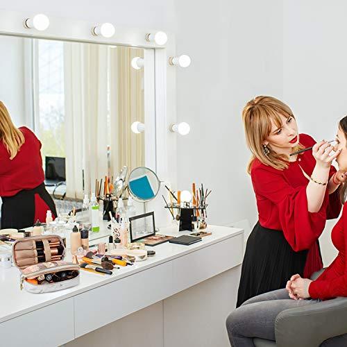 MONSTINA MONSTINA Makeup Bag for Women,Pouch Bag,Makeup Brush Bags Travel Kit Organizer Cosmetic Bag (cwhite)