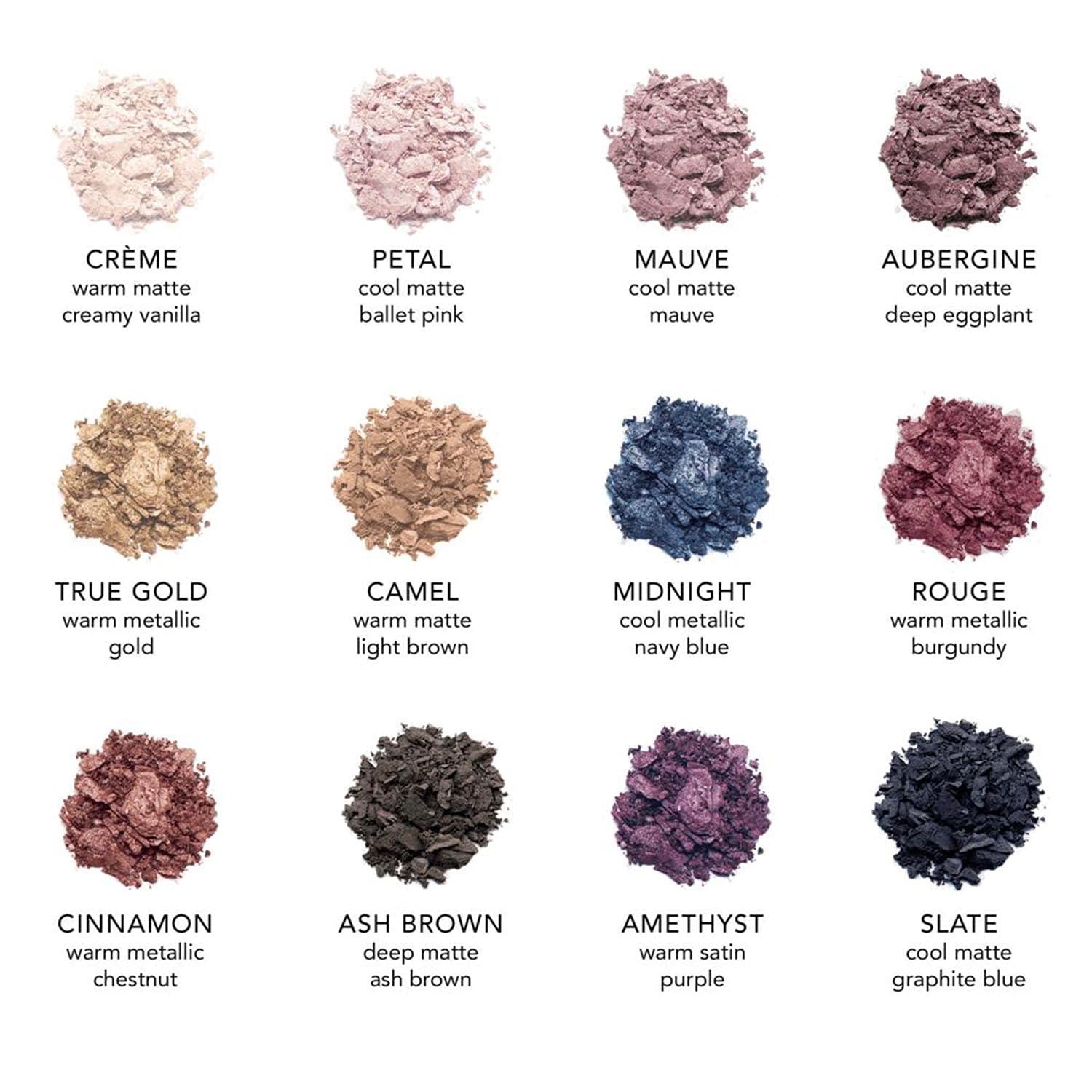 Jouer Jouer Spring Time in Paris Eyeshadow Palette, Men & Women, 12 Matte, Metallic & Satin Shades, Crease Resistant Formula, Dermatologist Tested, Cruelty, Gluten, Paraben & Talc Free, Multicolor, 5.1 Oz