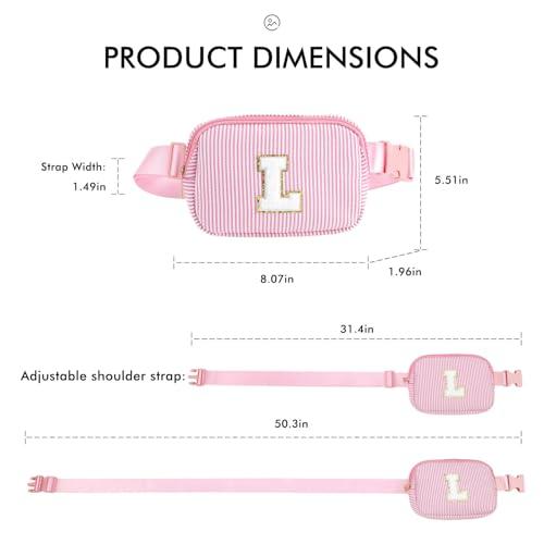 YOOLIFE YOOLIFE Initial Clear Makeup Bag Belt Bag