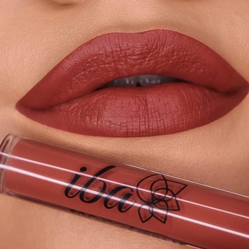KM Matte Liquid Lipstick | Infused with Vitamin E & Almond Oil | Transfer Proof & Long Lasting | Waterproof & Smudge Proof | Velvet Matte Finish | Lightweight & Comfortable (Caramel Nude, 2.6ml)