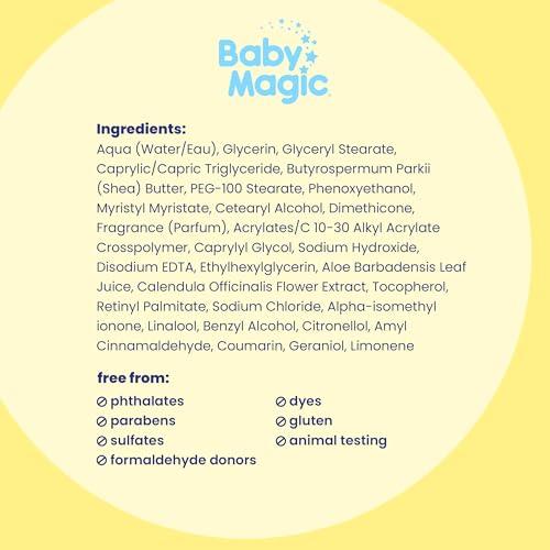 Baby Magic Baby Magic Creamy Whipped Butter | Helps Keep Skin Feeling Healthy and Baby Soft | Shea Butter & Colloidal Oat | 8.4 fl oz.