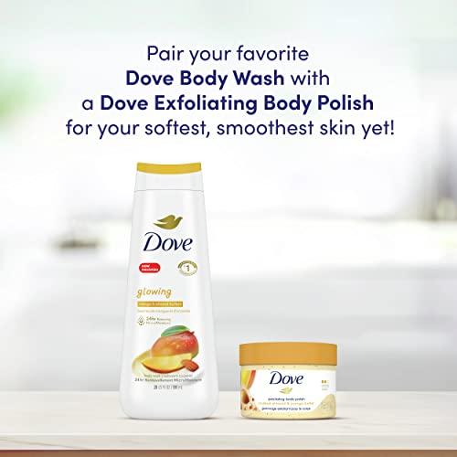 Dove Dove Scrub Crushed Almond & Mango Butter For Silky Smooth Skin Body Scrub Exfoliates & Restores Skin's Natural Nutrients 10.5 oz