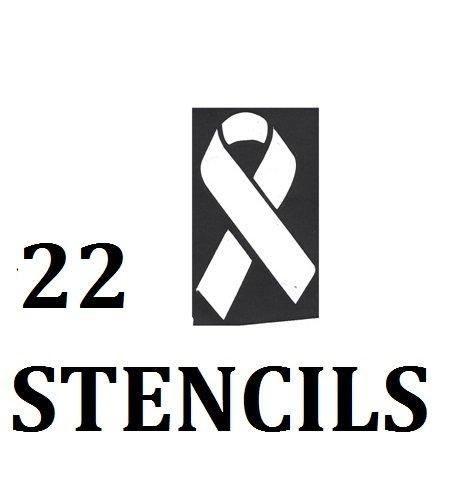 KazCreations Leukemia Awareness Collection (Leukemia Ribbon Tattoo Stencils)