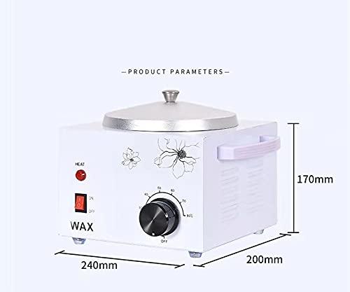 Zeromall Single Pot Wax Warmer, Professional Electric Wax Heater Machine Facial Skin SPA Equipment with Adjustable Temperature Set