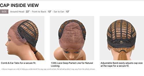 Outre Outre HD Lace Front Wig Perfect Hairline Fully Hand-Tied 13X6 Lace Wig Charisma (DR4/SDBL)