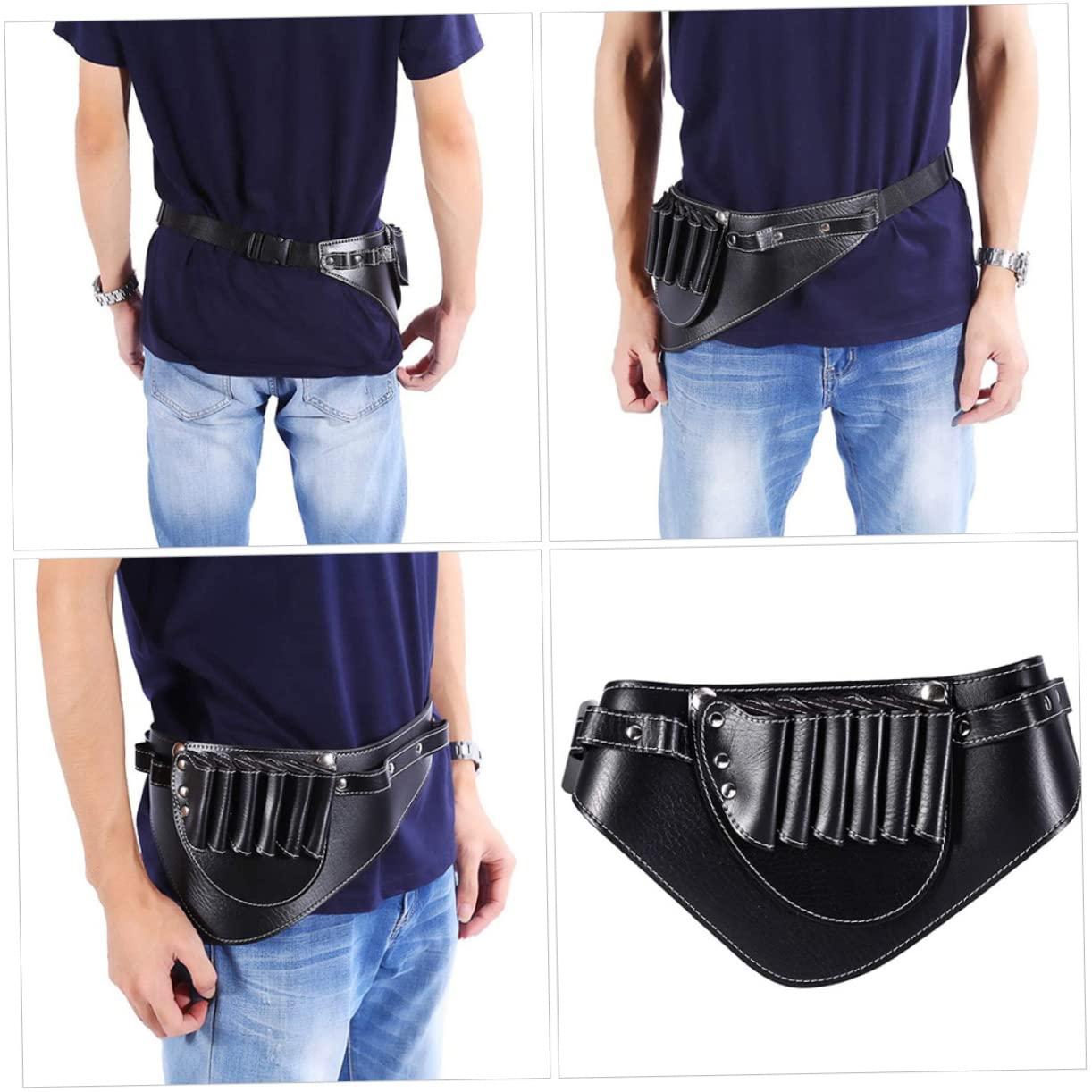 NOLITOY NOLITOY 1pc Hairdressing Kit Hair Shavers for Men Hair Clippers Barber Bag Hairdressing Bag Beard Trimmer Hair Tools Travel Bag Hair Tool Travel Organizer Hair Cutting Kit Black Pu Leather