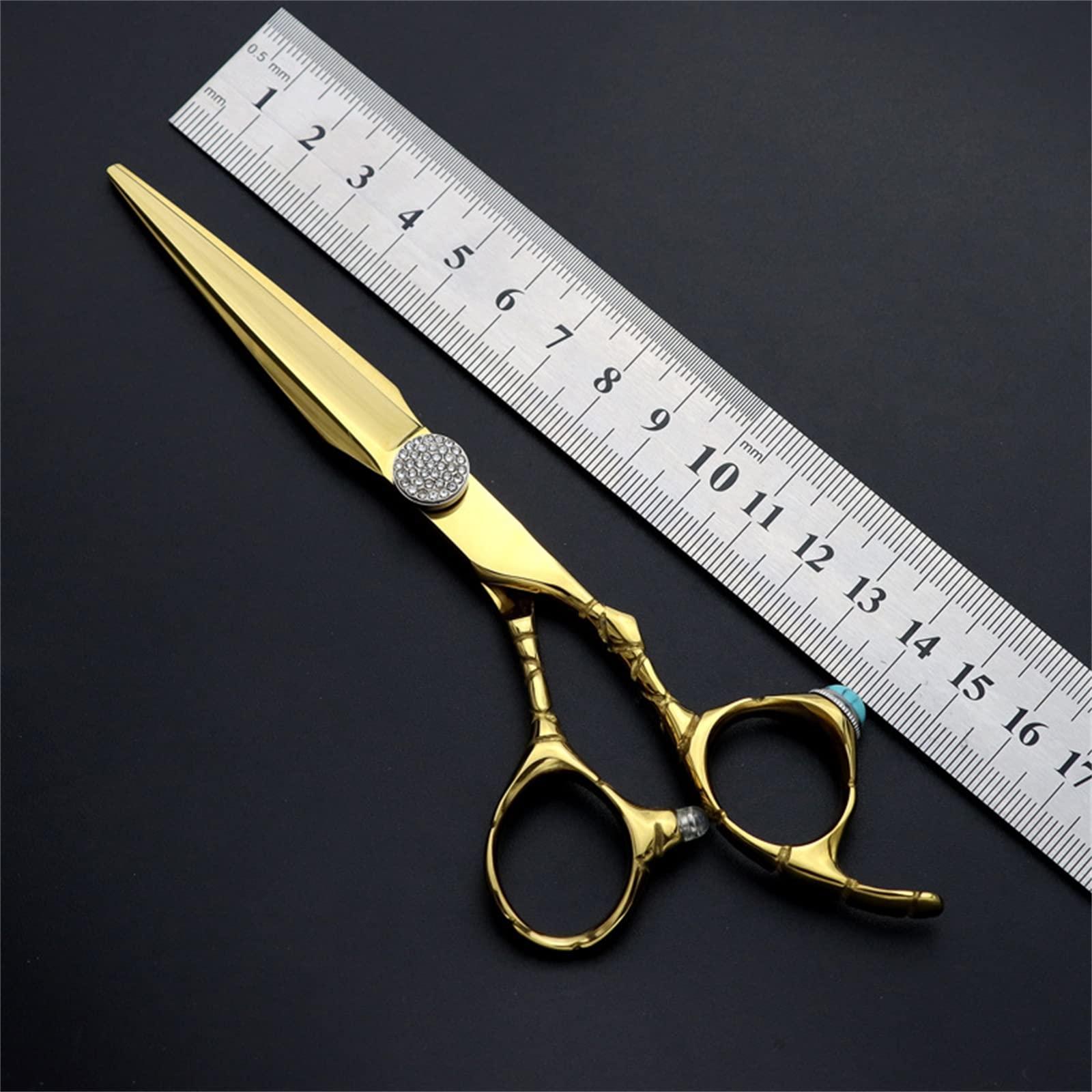 UNDIFY Hair Cutting Scissors Thinning Shears Kit, Professional Hair Scissors, 6 inch, Extremely Sharp Blades, Salon Razor Edge Scissor, Japanese 440C Stainless Steel, for Hair for Women Men Kids Pet
