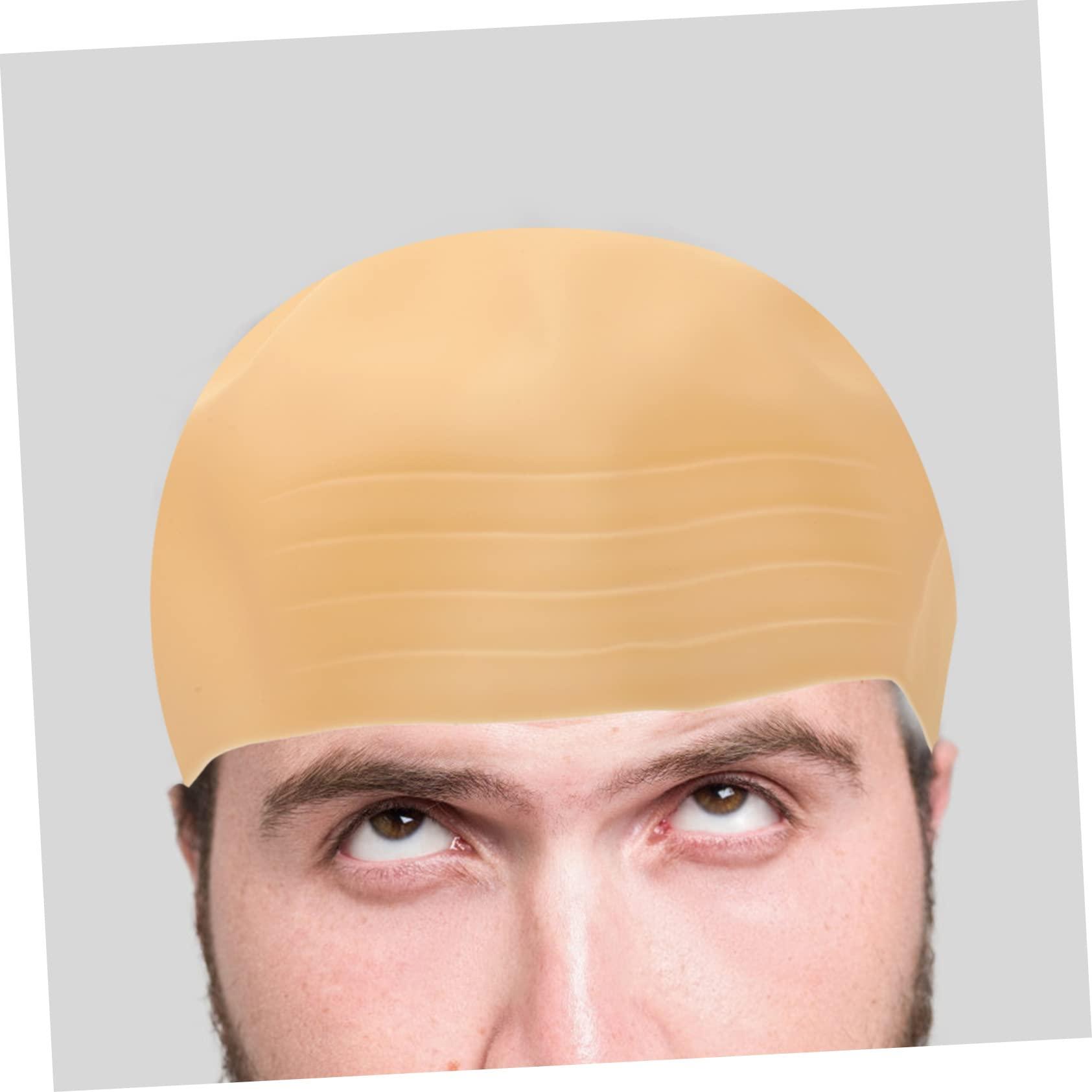 FOMIYES FOMIYES Bald Cap for Men Wig Makeup 3pcs Headgear Women\'s Bald Cover Aldult