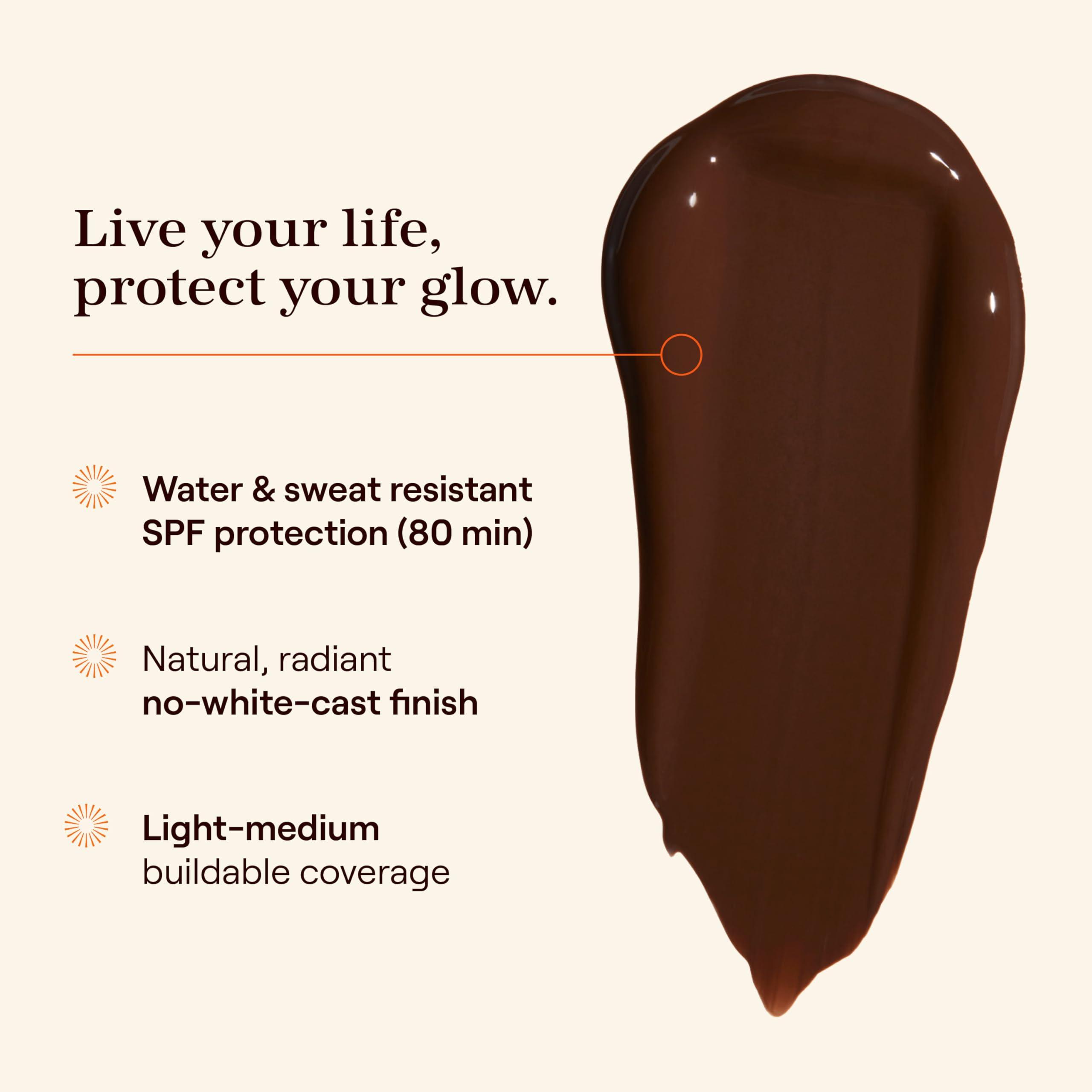 Live Tinted Live Tinted Hueguard Skin Tint SPF 50 - Tinted Mineral Sunscreen with Light-Medium Buildable Coverage With a Hydrating and Radiant Finish - Water and Sweat Resistant, 1.35 fl oz - Shade 01