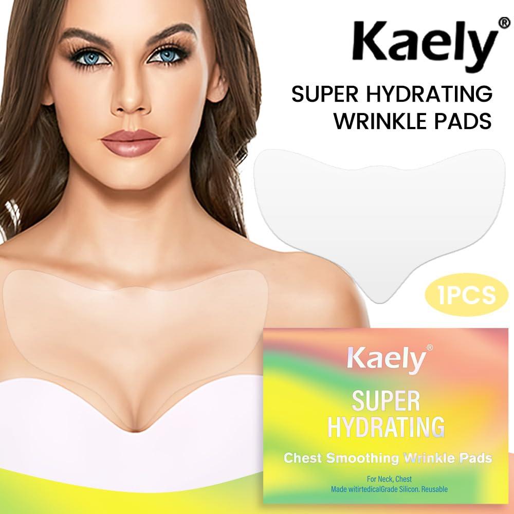 evpct evpct 1Pcs Silicone Chest Smoothing Wrinkle Pads Reusable, Silicone Anti Chest Wrinkle Patches Reusable for Chest Wrinkles Overnight, Dcollet Chest Wrinkle Pillow Pads for Smoother, Size XL-Angel