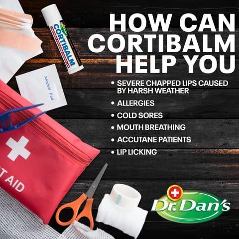 Dr. Dan's Dr. Dans CortiBalm Lip Balm, .14 oz by Dr. Dans, 1 pack