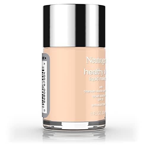 Neutrogena Neutrogena Healthy Skin Liquid Makeup Foundation, Broad Spectrum SPF 20 Sunscreen, Lightweight & Flawless Coverage Foundation with Antioxidant Vitamin E & Feverfew, 40 Nude, 1 fl. oz