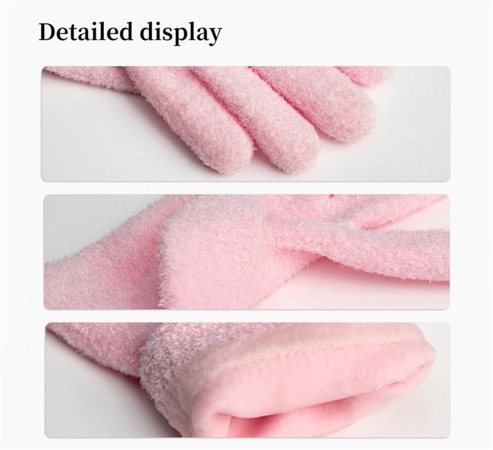 NinthAvenue Basics 1 Pair Moisturizing Gloves with Gel LiningDry Hand RepairHydrating Cracked Hand Healing GlovesSoft Hydrating & Infused Gel Spa Gloves(Pink)
