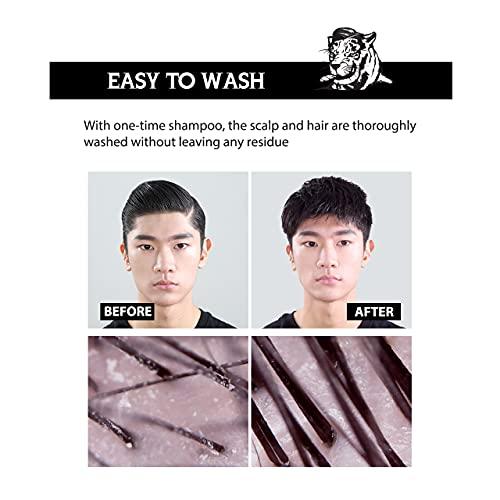 DASHU DASHU Classic Tiger Rage Pomade (Water Based) 5.68oz - Strong Hold & High Shine for Hairstyling (White)