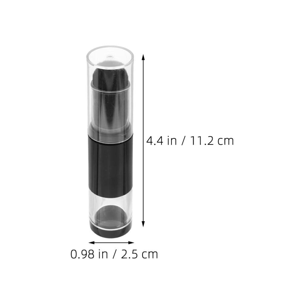 Beavorty Beavorty Retractable Makeup Brush 2pcs Brush Blush Brush Portable Powder Brushes Foundation Blending Brush with Refillable Bottle Jar for Powder Cosmetics A