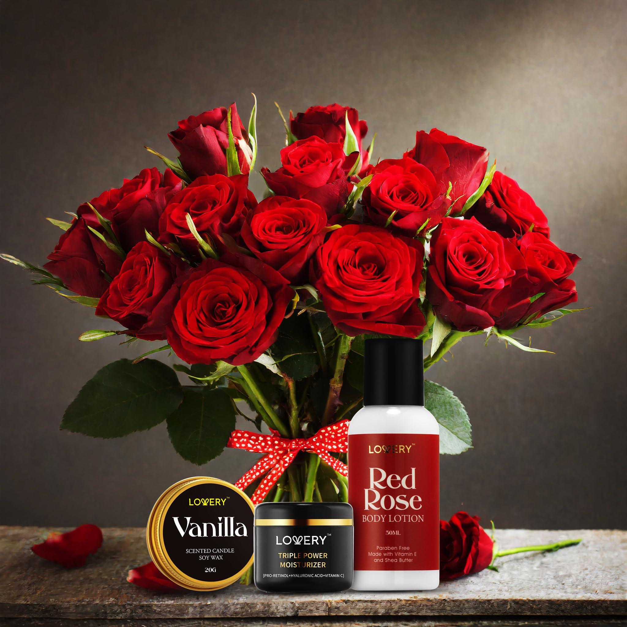 LOVERY Valentines Day Gifts for Her, Beauty Treasures 12 Day Makeup Gift Set - Birthday Gift Box With Women\'s Skincare and Makeup Surprises - Gifts for Women with Unique Surprises