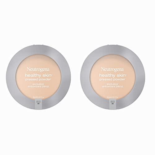 Neutrogena Neutrogena Healthy Skin Pressed Makeup Powder Compact with Antioxidants & Pro Vitamin B5, Evens Skin Tone, Minimizes Shine & Conditions Skin, Light to Medium 30.34 oz (Pack of 2)