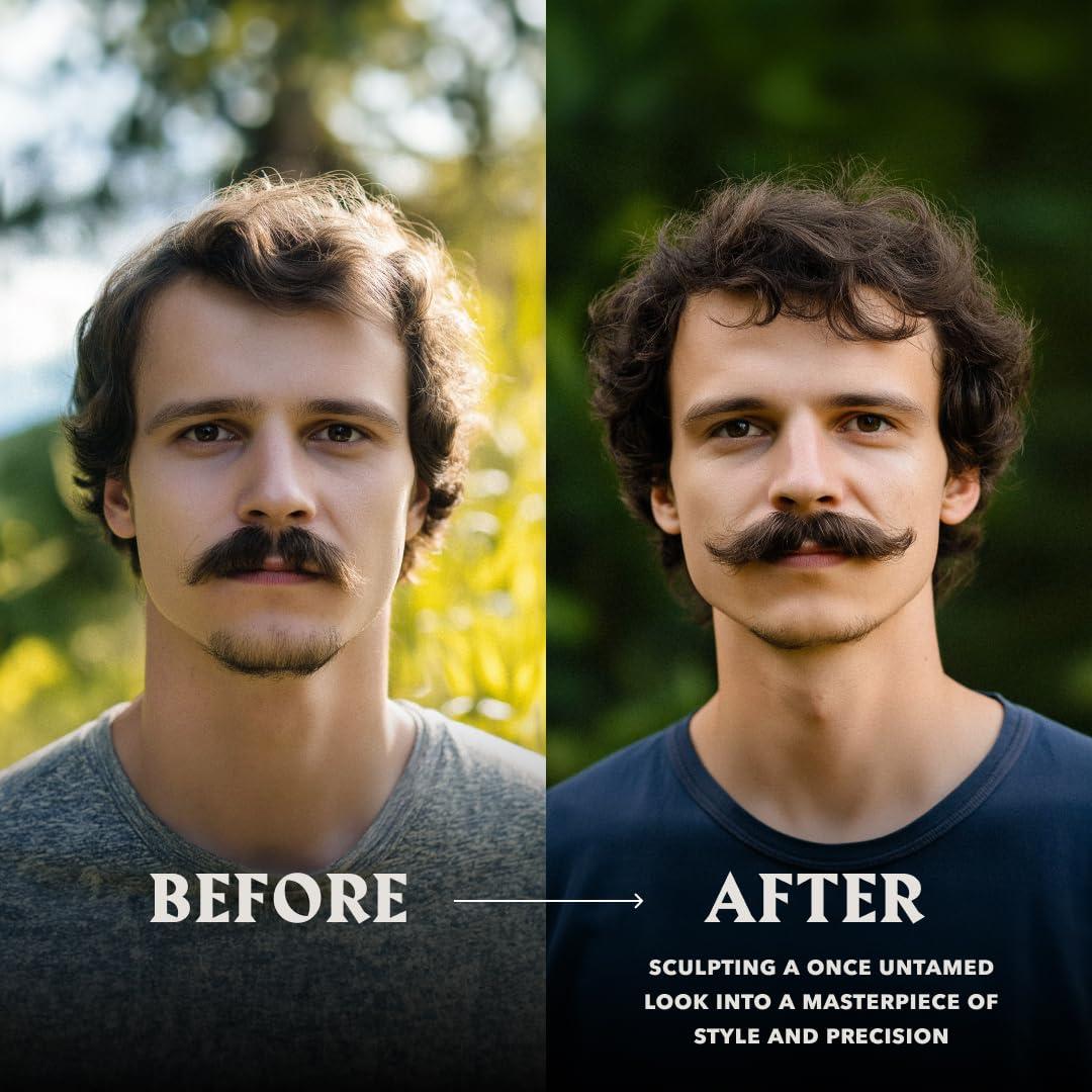 Striking Viking Striking Viking Vanilla Beard Oil (Large 2 oz.) with Mustache Wax and Comb (Vanilla Scent)