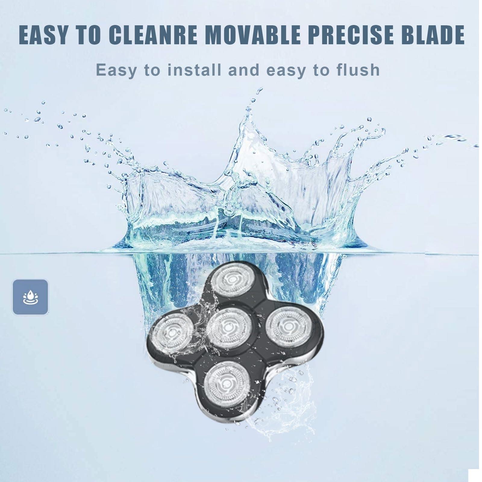 TGSBHIO Shaver Replacment Heads Compatible with Remington Balder Pro Head Shaver Model XR7000, for Bald Men (4 Pack)