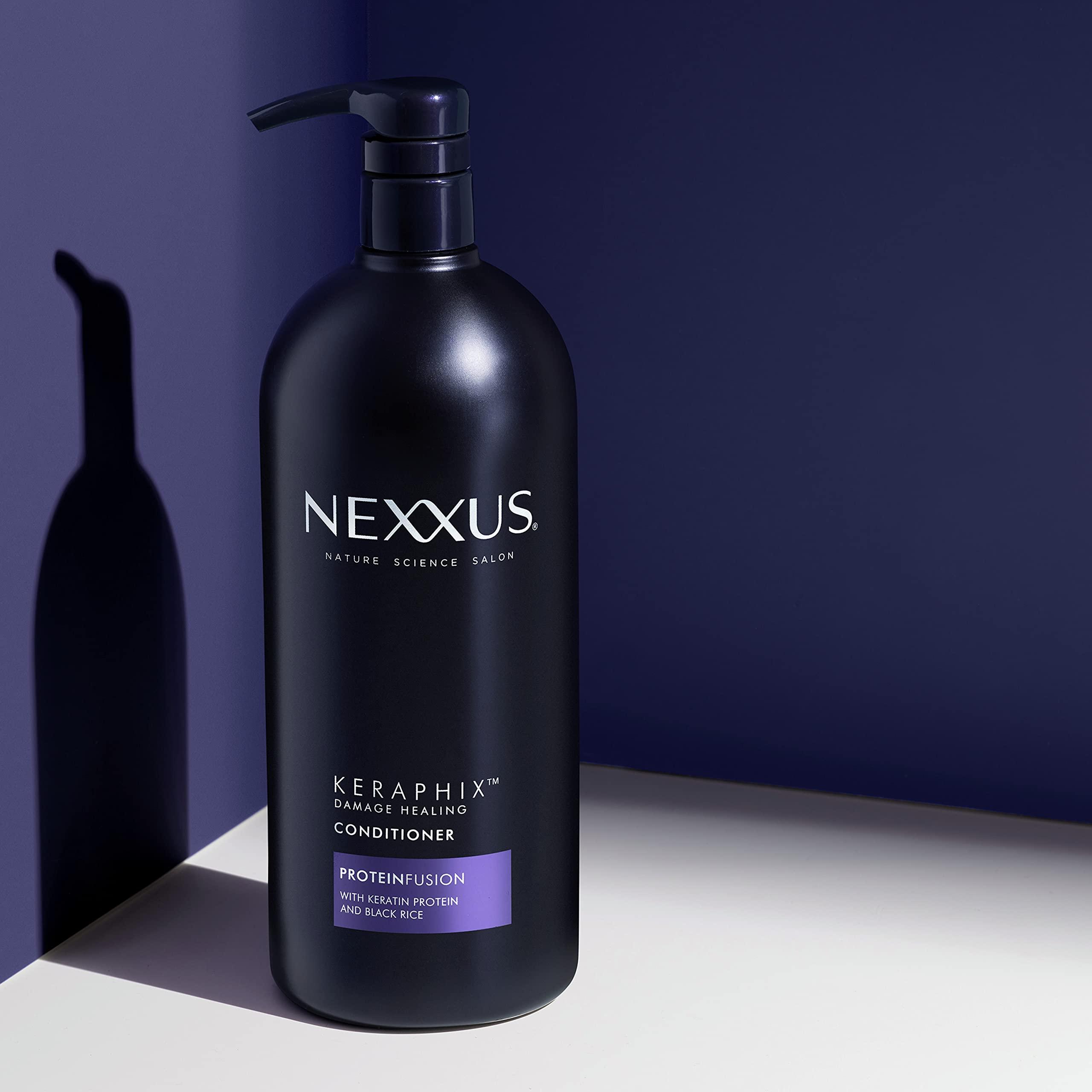 Unilever Nexxus Keraphix ProteinFusion Conditioner with Keratin Protein and Black Rice Conditioner for Damaged Hair 33.8 oz
