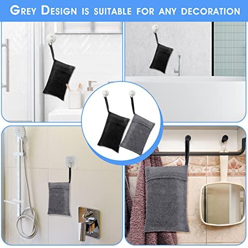 Sibba Sibba 2 PCS Soap Bar Holder Saver Body Scrubber Bath Sponges Shower Bag Pouch Case Container Mesh Cover Suds Sleeve Skin Tag Remover Body Scrubs Home Travel