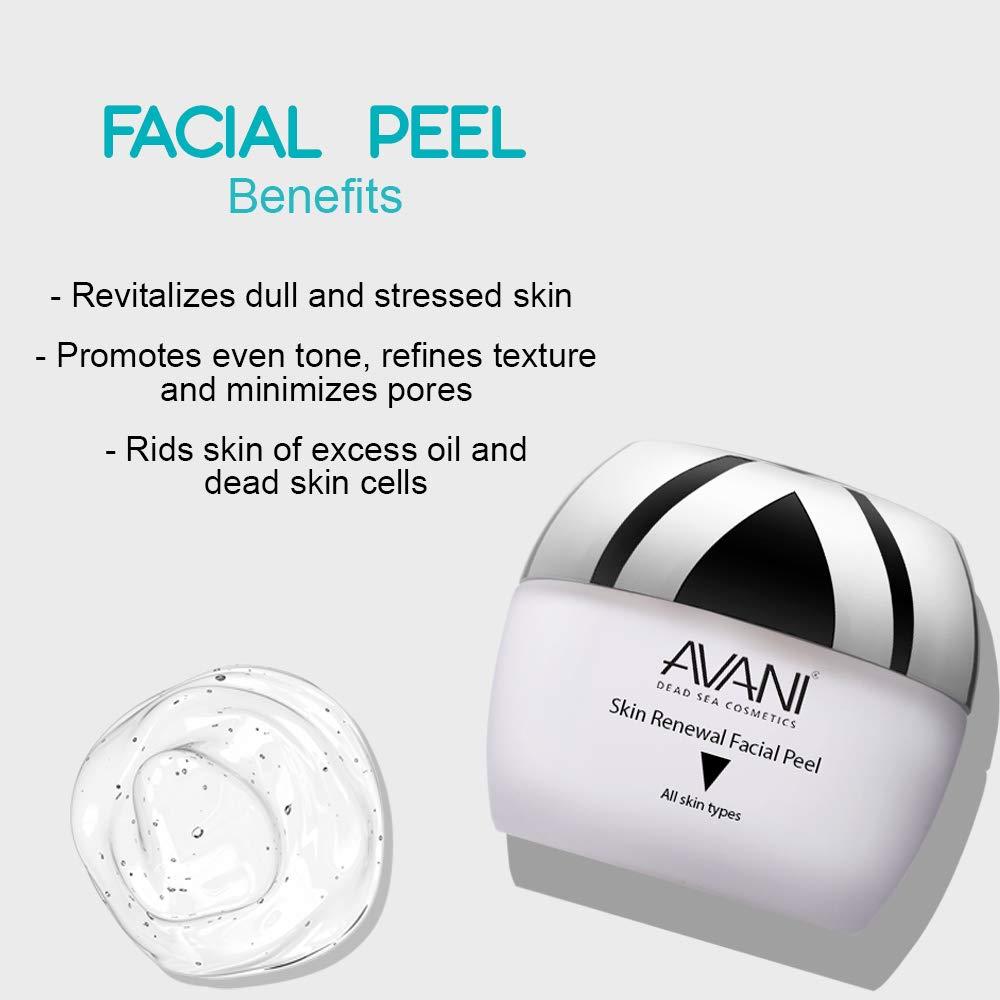 Avani AVANI Dead Sea Facial Peel and Mineral Body Scrub - Anti-Aging, Exfoliating for All Skin Types