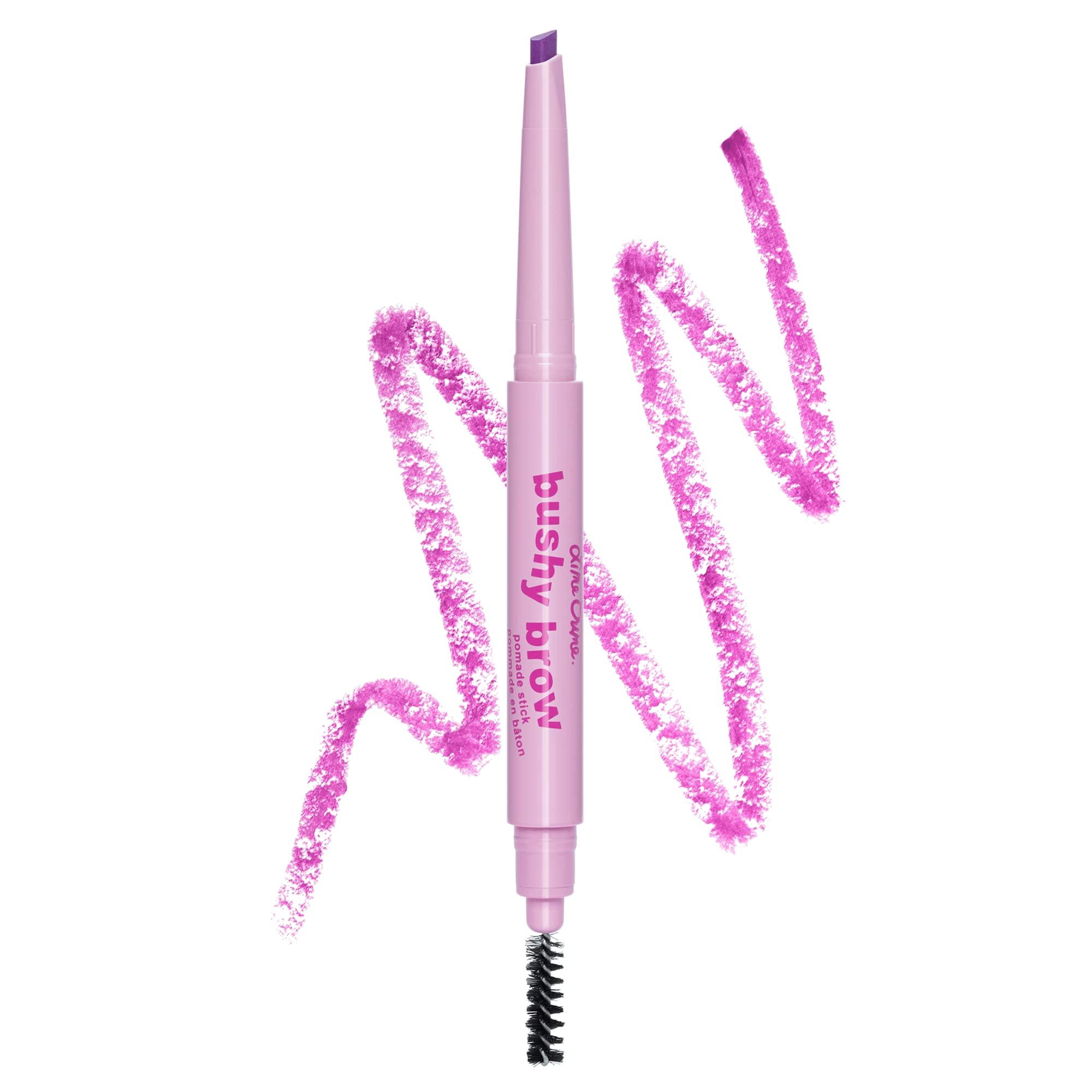 Lime Crime Lime Crime Bushy Brow Pomade Pencil, Pony (Electric Violet Purple) - 2-in-1 Brush & Pomade Pencil Gives Eyebrows Volume & Texture - Long-Lasting, Defining & Smudge-Proof - Vegan, Cruelty-Free