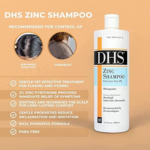 DHS DHS Zinc Shampoo, 16 Oz (Pack of 2)