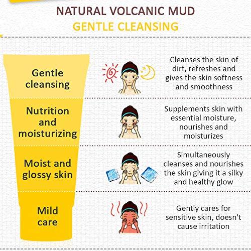 ROREC ROREC Volcanic Mud Clean Pore Cleanser Foam Natural Skin ?are Moisture 100ml