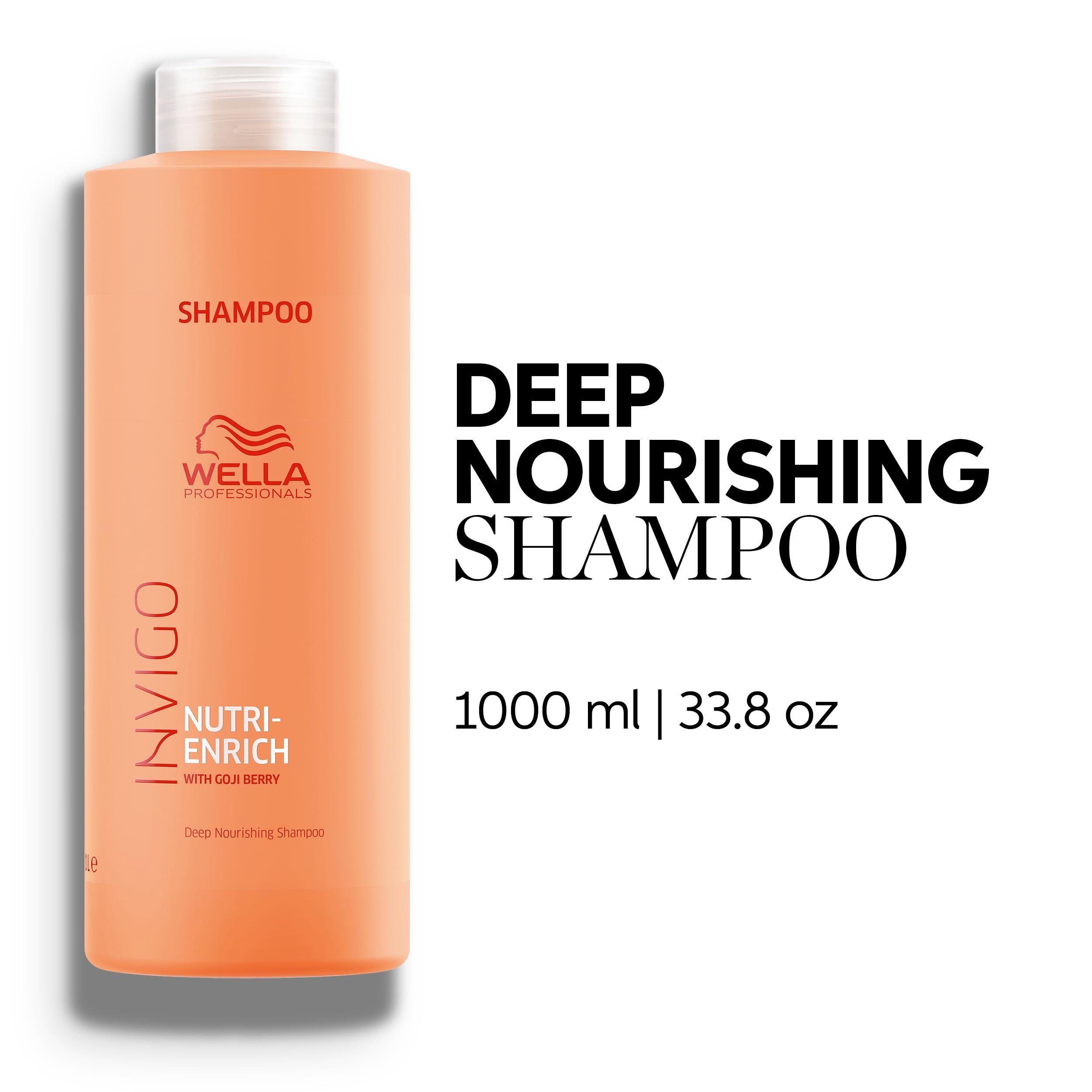 WELLA PROFESSIONALS Wella Professionals Invigo Nutri-Enrich Shampoo| Professional Deep Nourishing Shampoo For Dry & Damaged Hair| 33.8 Fl Oz