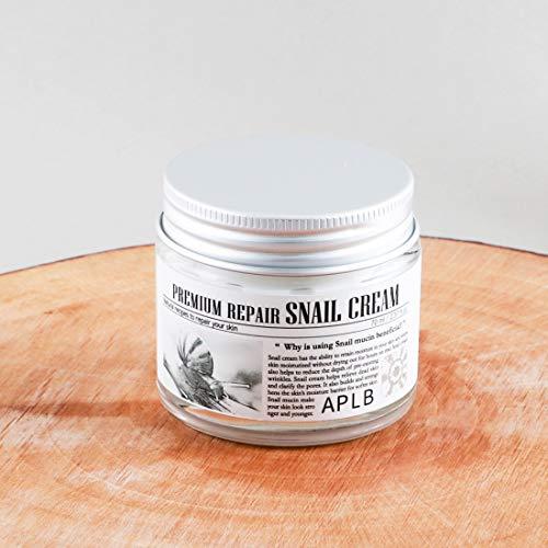 APLB APLB Premium Repair Snail Cream Moisturizer 2.37 FL.OZ. / Korean Skin Care, Natural Snail Extract, Long lasting Moisturizing, Pore Care, Improve Elasticity for firm skin