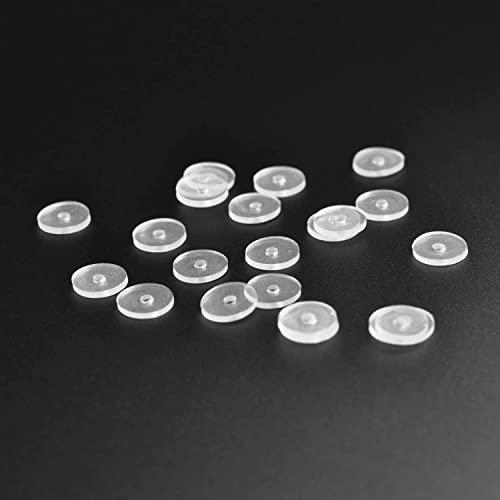 Bloomfall Bloomfall Clear Piercing Disc For Piercing Bump,Pressure Silicone Earrings For Keloids Healing Pads Belly Button Piercing Kit Nose Piercing Bump Treatment (5MM 8PCS)
