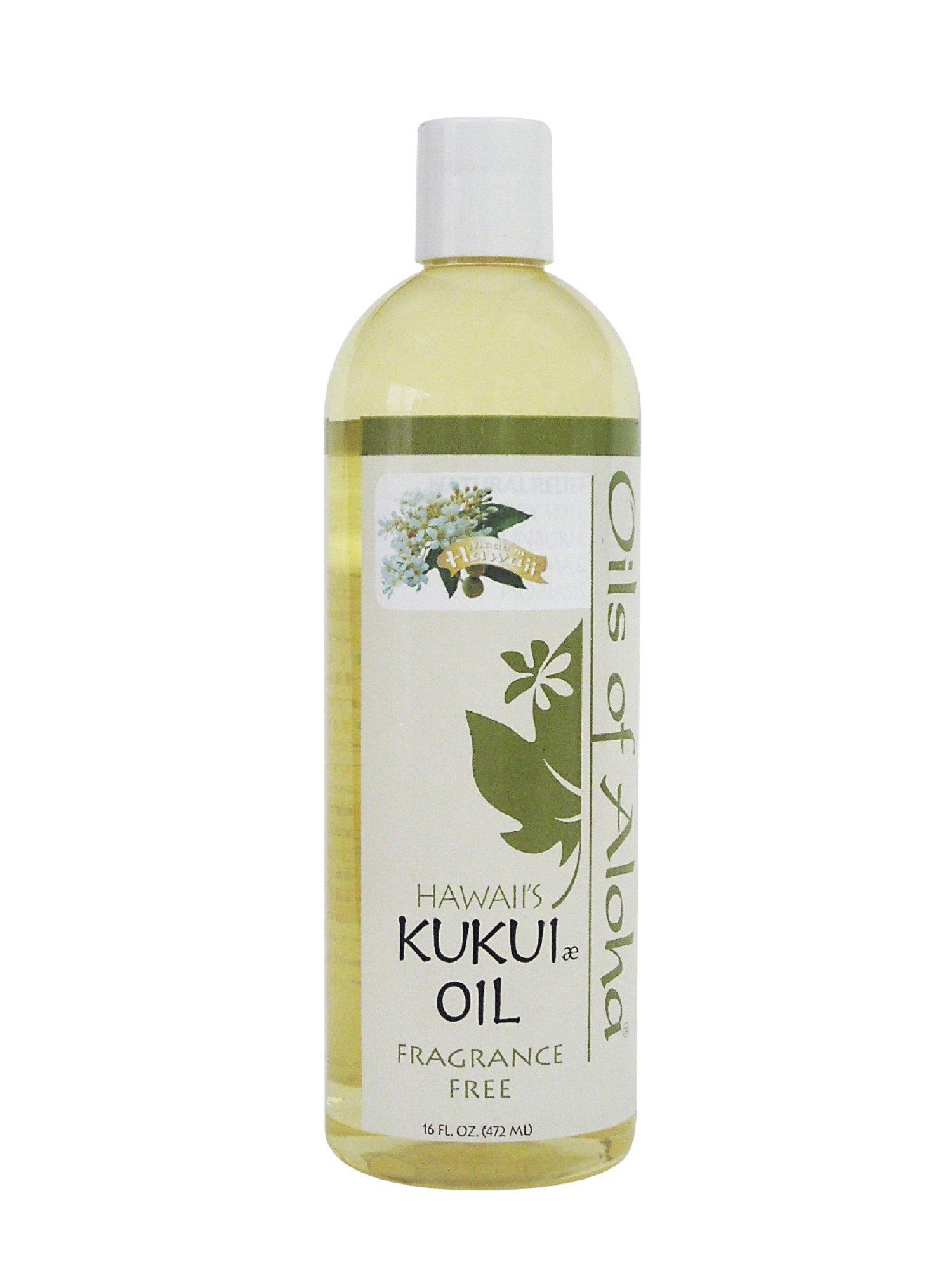 Oils of Aloha Hawaiian Kukui Nut Oil by Oils of Aloha - 16oz.