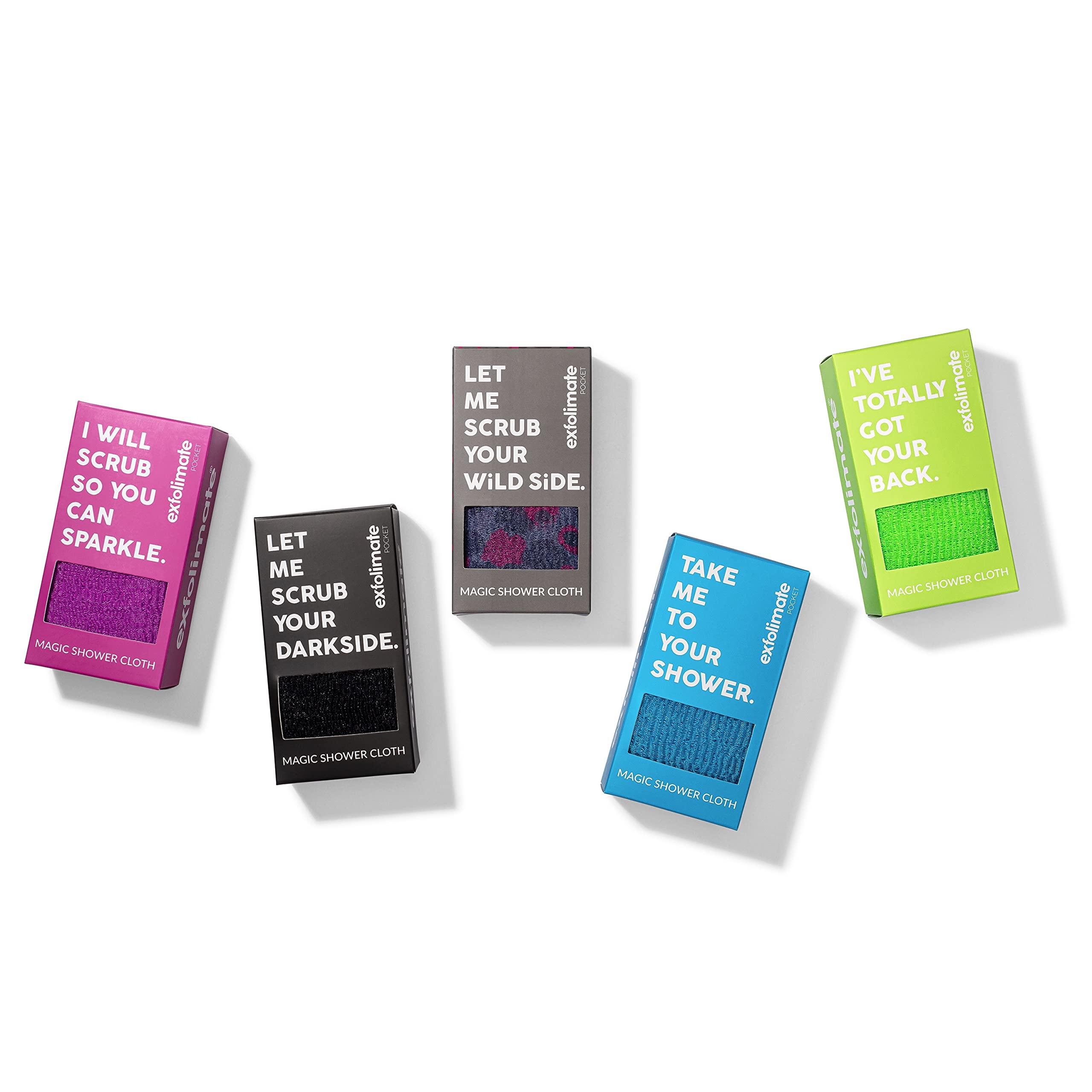 Green Heart Labs Brilliant Booty Kit | Butt Acne Clearing Lotion and ExfoliMATE Magic Body Exfoliating Cloth for Soft & Young Skin (Black)