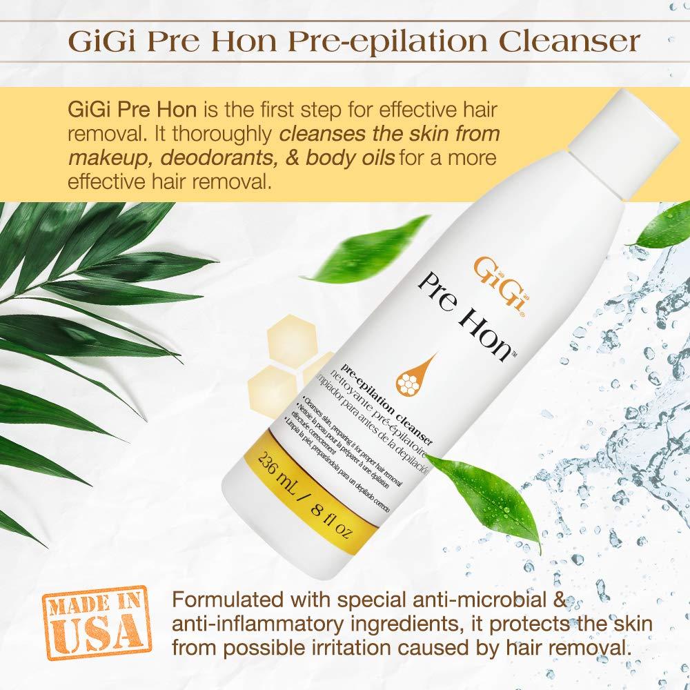 GiGi GiGi Pre Hon – Pre-Epilation for Hair Waxing, 8 oz