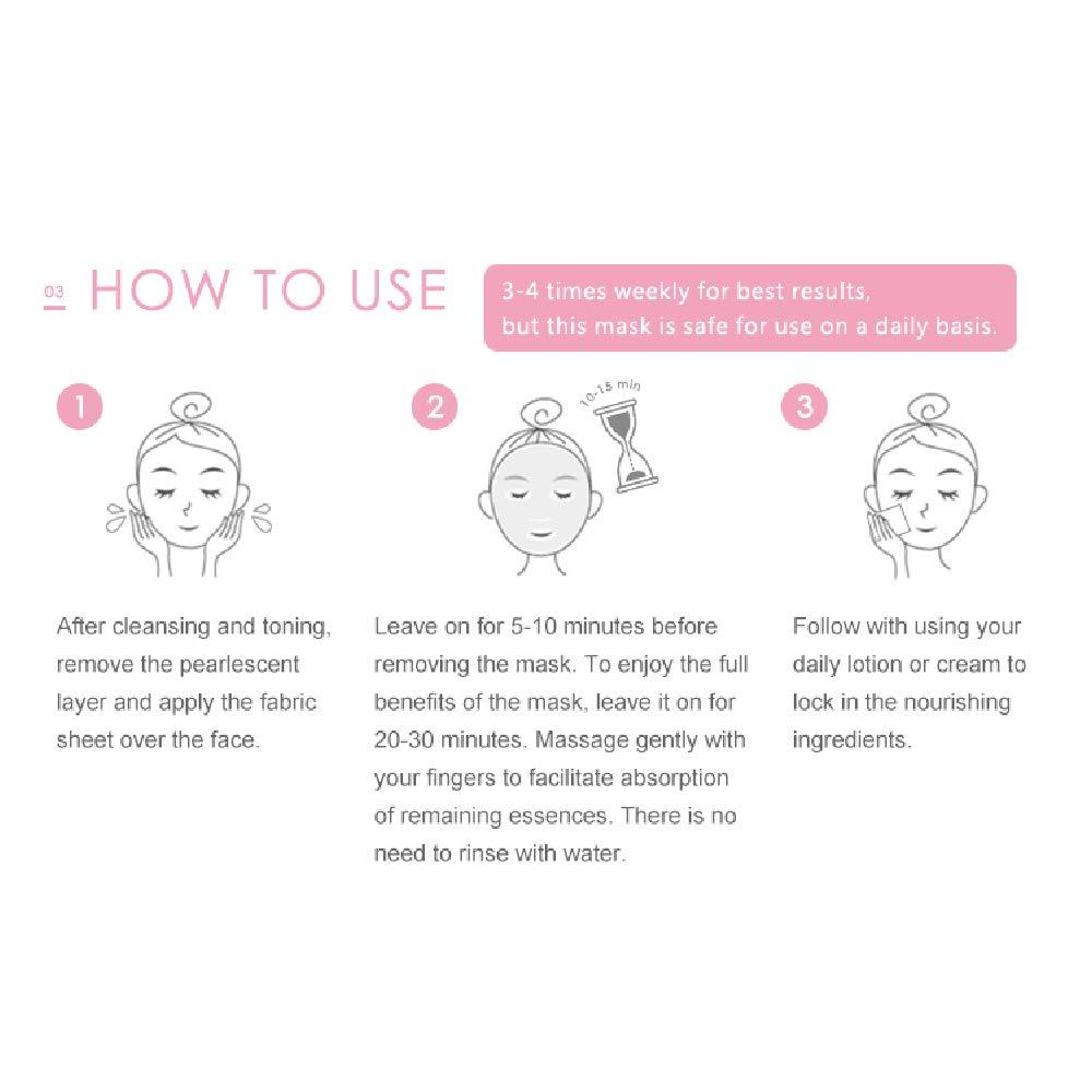 My Beauty Diary My Beauty Diary-Squalene Restorative Hydrating Facial Mask, Ultra Repairing and Lustrous Radiancw for Mature and Aging Skin (8 Combo Pack)