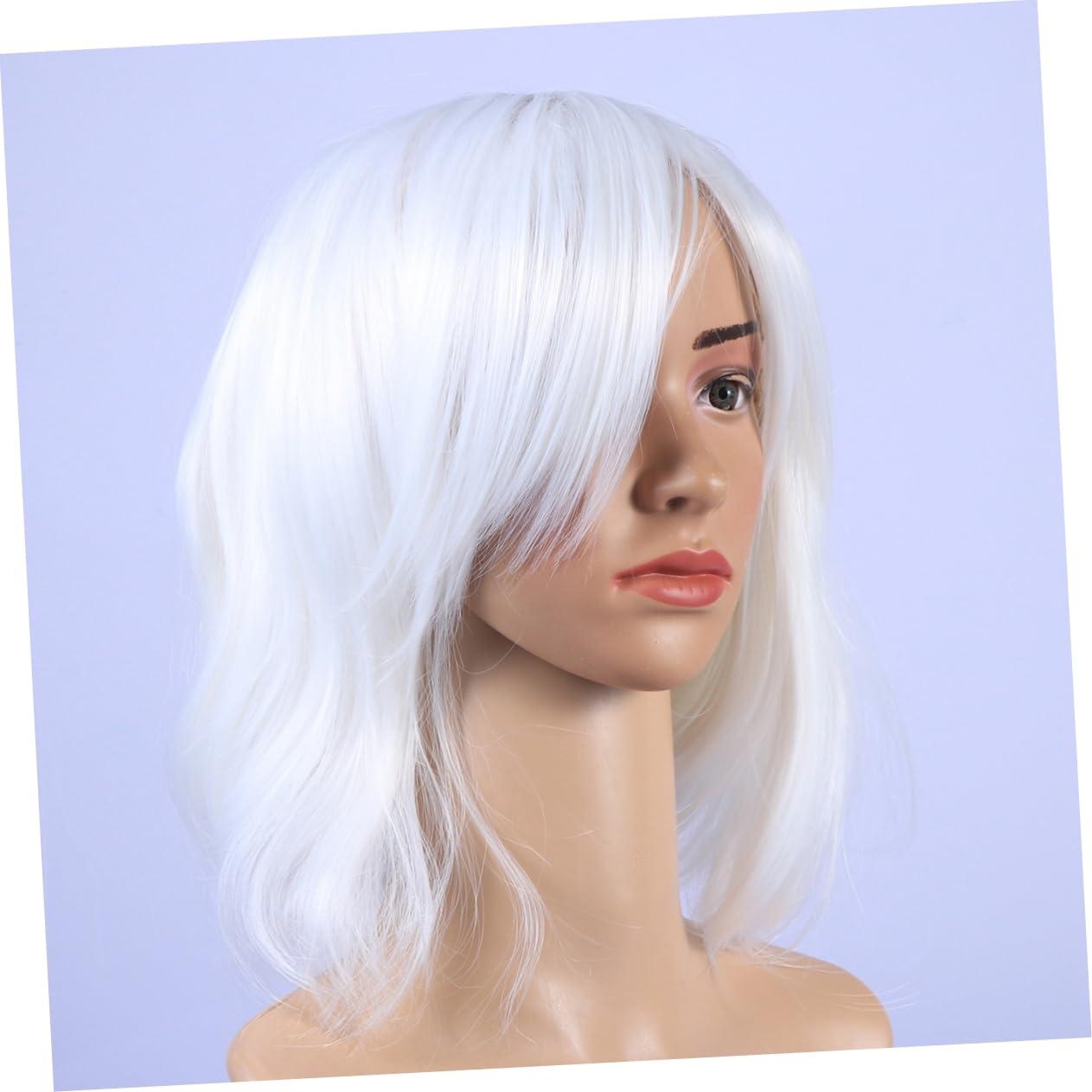 Ipetboom Ipetboom Short Straight Wig Women\'s Synthetic Wig High Temperature Fiber Wig for Party Daily Cosplay Reusable