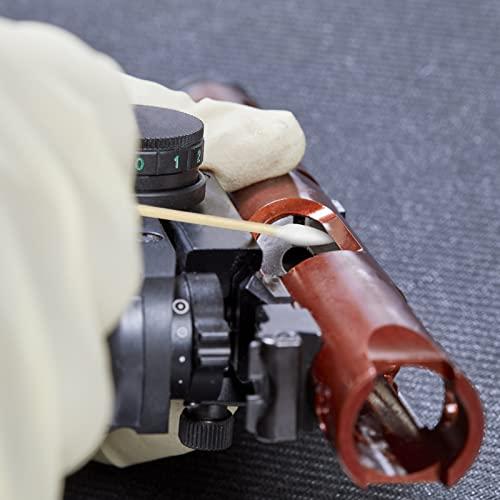 eyxformula 6 Inch Pointed Tips Cotton Swabs - Long Wooden Stick Cotton Buds Pointed Cotton Swabs With Case - Cotton Tipped Applicators For Makeup, Cleaning Gun, Electronics, Hard To Reach Area(400 count)