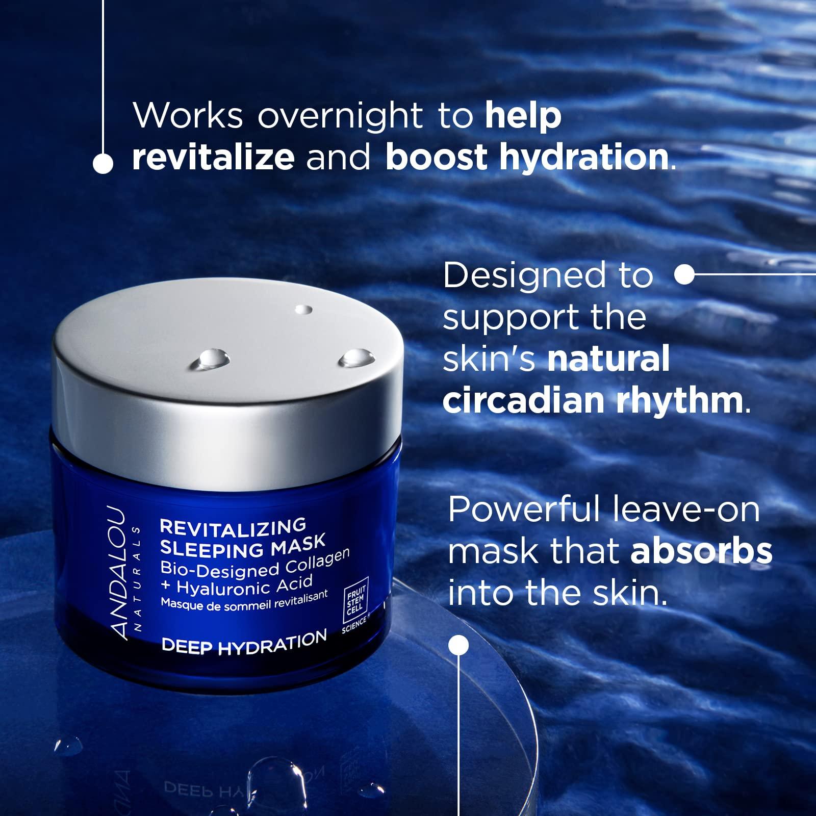 Andalou Naturals Andalou Naturals DEEP HYDRATION Revitalizing Sleeping Mask (Pack of 2)