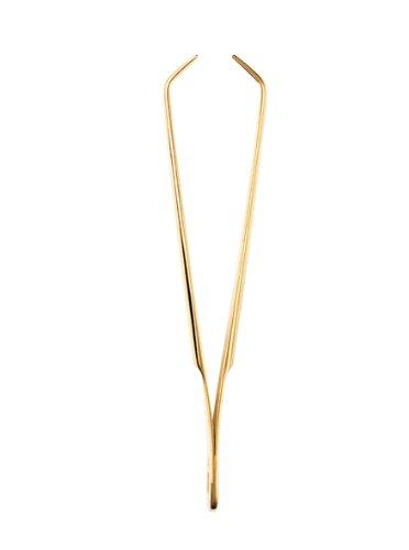 Pfeilring Germany Pfeilring Germany professional Eyebrow Tweezers, Notched Tips, 24K Gold Plated