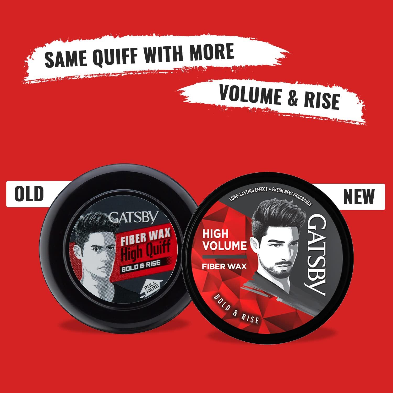 GATSBY Gatsby Hair Styling Fibre Wax Bold and Rise, 75g
