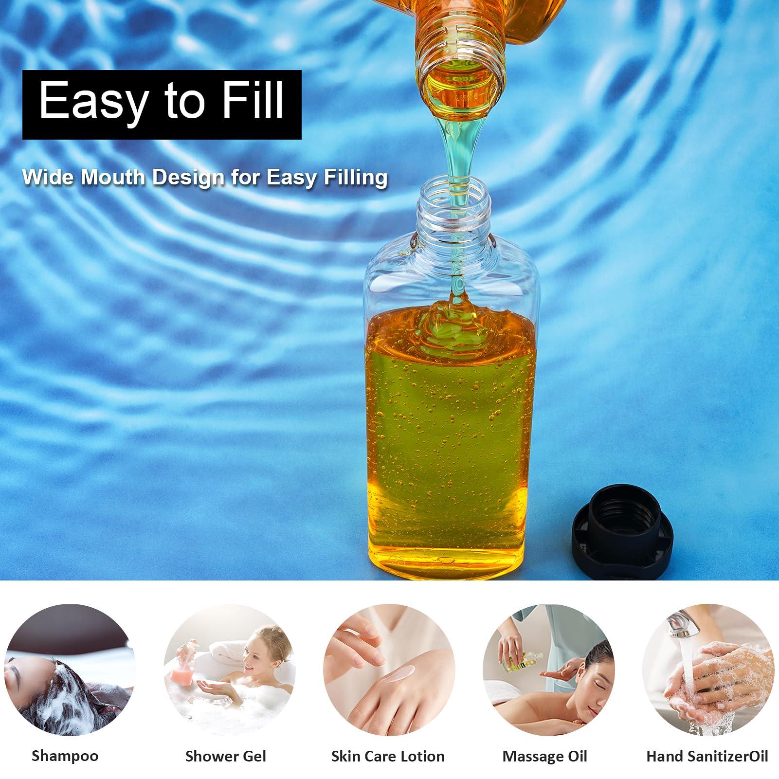 Wowang Wowang Travel Shampoo and Conditioner Bottles Travel Containers for Toiletries