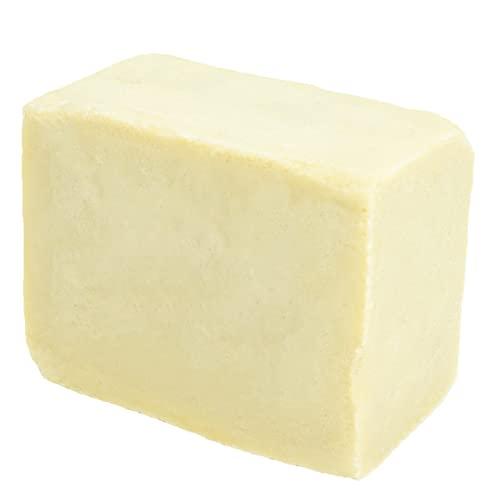 Shea Farms Raw Shea Butter - 8oz/.5lb Unrefined Shea Butter - Moisturizing African Shea Butter for All Skin Types - 100% Natural and Pure - Use it alone, as a base for Soap or Whipped Body Butter