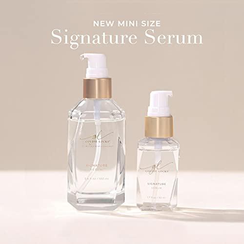 Goldie Locks Goldie Locks Signature Serum, Strengthen and Repair Damaged Hair, Safe for Extensions & Colored Hair, Luxuriously Lightweight, Gives Intense Nourishment and Shine, Protection From Heat & UV Rays