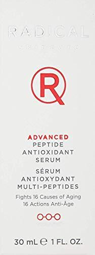 Radical Skincare Radical Skincare Advanced Peptide Serum - Repairs and Smooths Skin to Reduce the Appearance of Wrinkles & Boosts Elasticity - For All Skin Types - Paraben Free - Assured Results (1 Fl Oz)